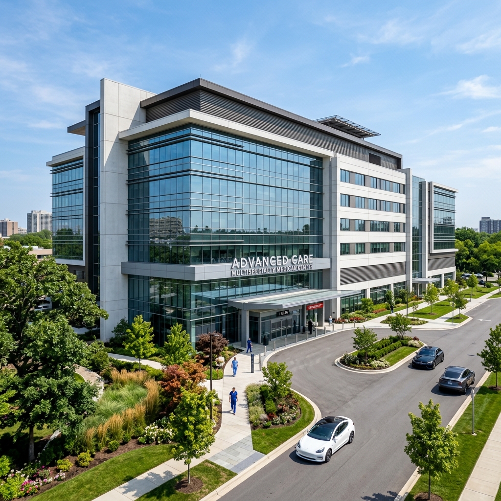 Tricolour Hospitals premium medical center exterior